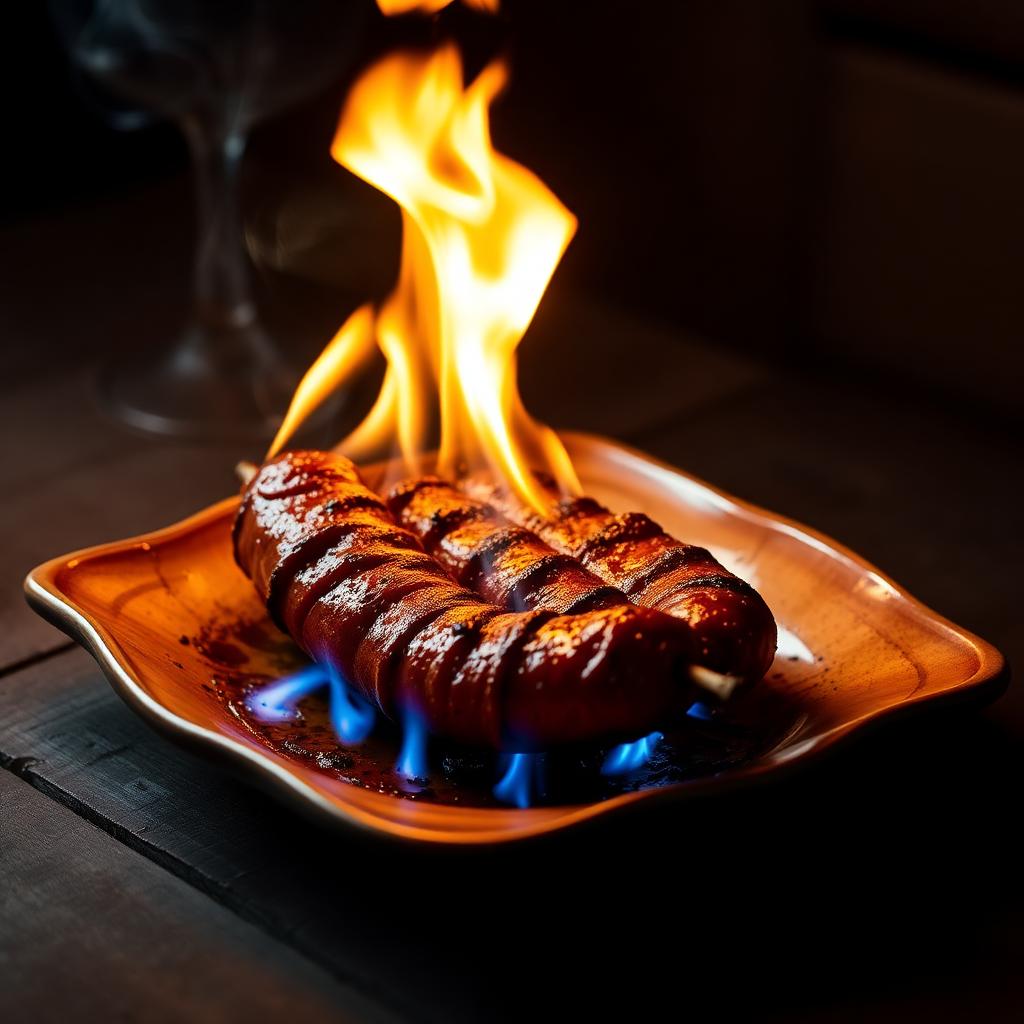 Chouriço Flambé